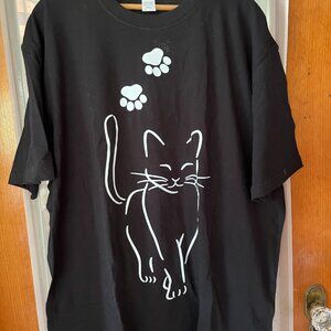 NEW CAT Women's t-shirt 100% cotton super soft 2XL